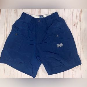 Aftcos Navy Shorts. Size 28. Longer Length. Excellent Condition.